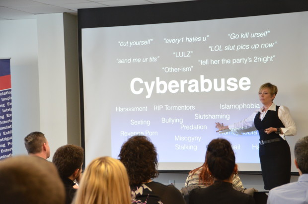 Paula Todd educates Humber students about cyber bullying