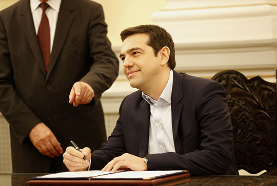 Greece swears in new Prime Minister