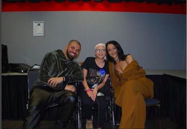 Drake and Rihanna visit Miami patient in hospital for make-a-wish foundation