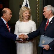 Wilbur Ross sworn in as U.S. secretary of commerce