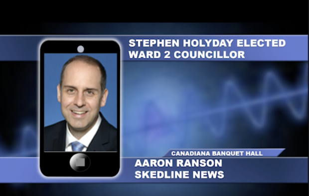 Stephen Holyday elected as Ward 2 Councillor
