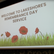 Remembrance Day services held at  Lakeshore campus