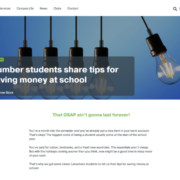 Financial tips for Humber College students