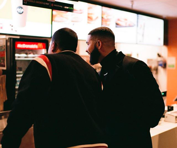Drake tips McDonald’s workers $100