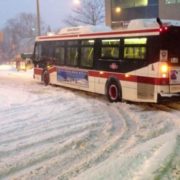 Toronto Transit Slowed By Storm