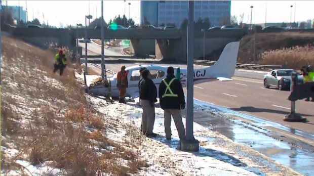 Small plane nearly crashes on GTA highway
