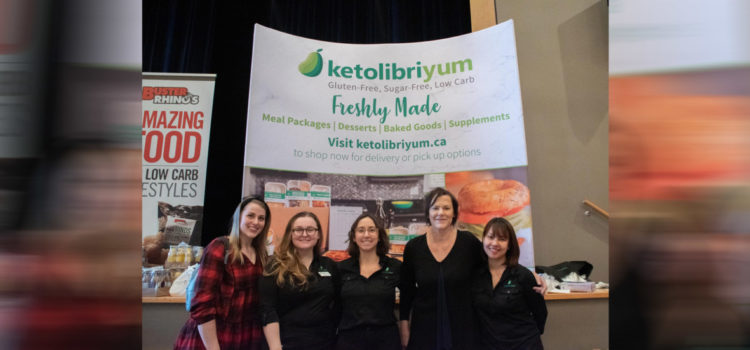 Celebrating the low-carb life at a keto diet event