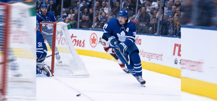 Matthews’ second hat trick ends Leafs’ losing streak