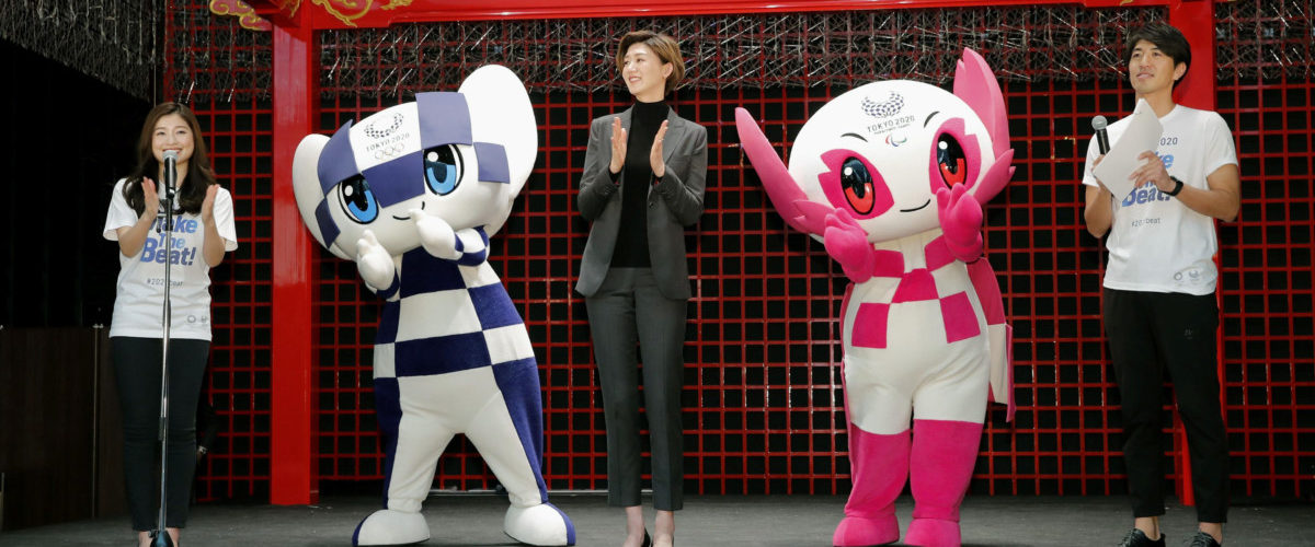 Tokyo Olympic mascots begin European tour