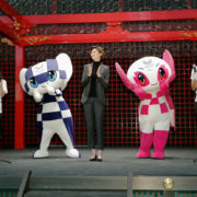 Tokyo Olympic mascots begin European tour