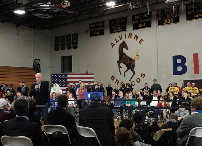 Trying to win back NH voters, Biden mixes the personal with the political