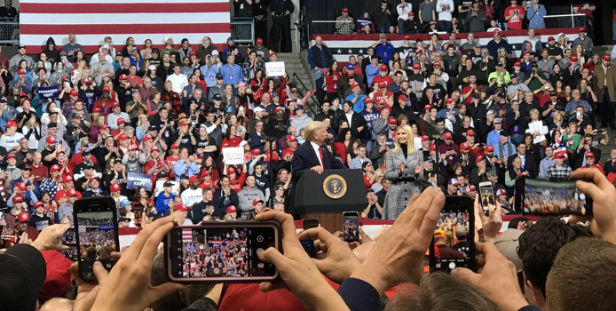 Inside a Trump rally: Talking to the president’s supporters