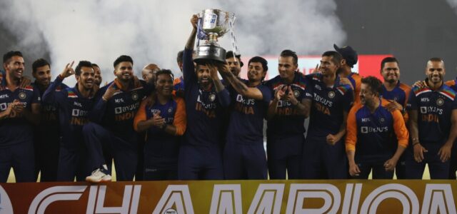 Batsmen rescue T20 cricket series for India against England