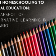 Emma Moeck: From homeschooling to special education – a snapshot of alternative learning in Ontario