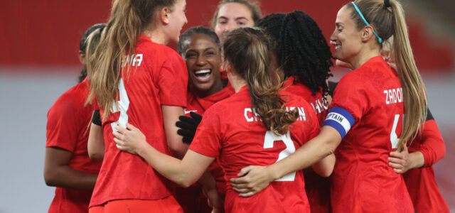 Canadian women’s soccer team defeats England