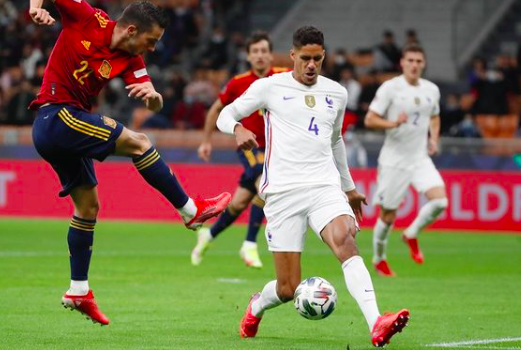 France beats Spain in second Nations League after controversial call