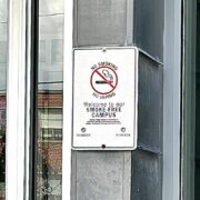 How effective is no-smoking policy at Lakeshore campus?