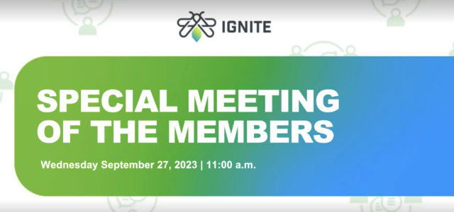 IGNITE offers students gift cards for joining members meeting